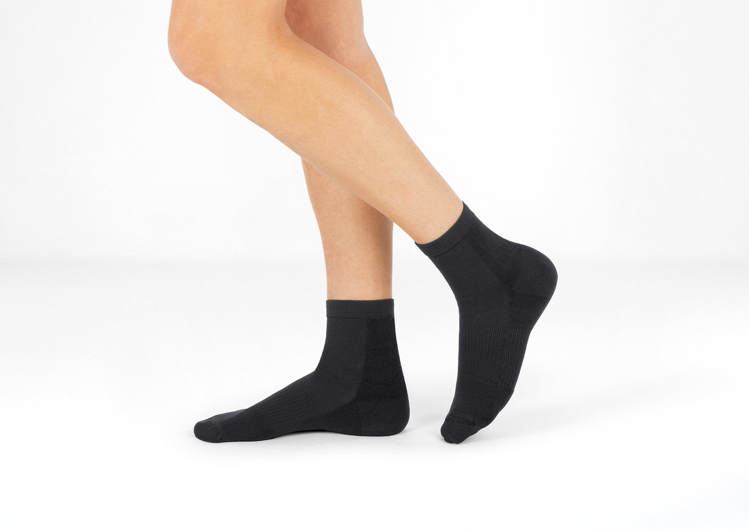 Compression Ankle Socks 15-20 mmHg - Black