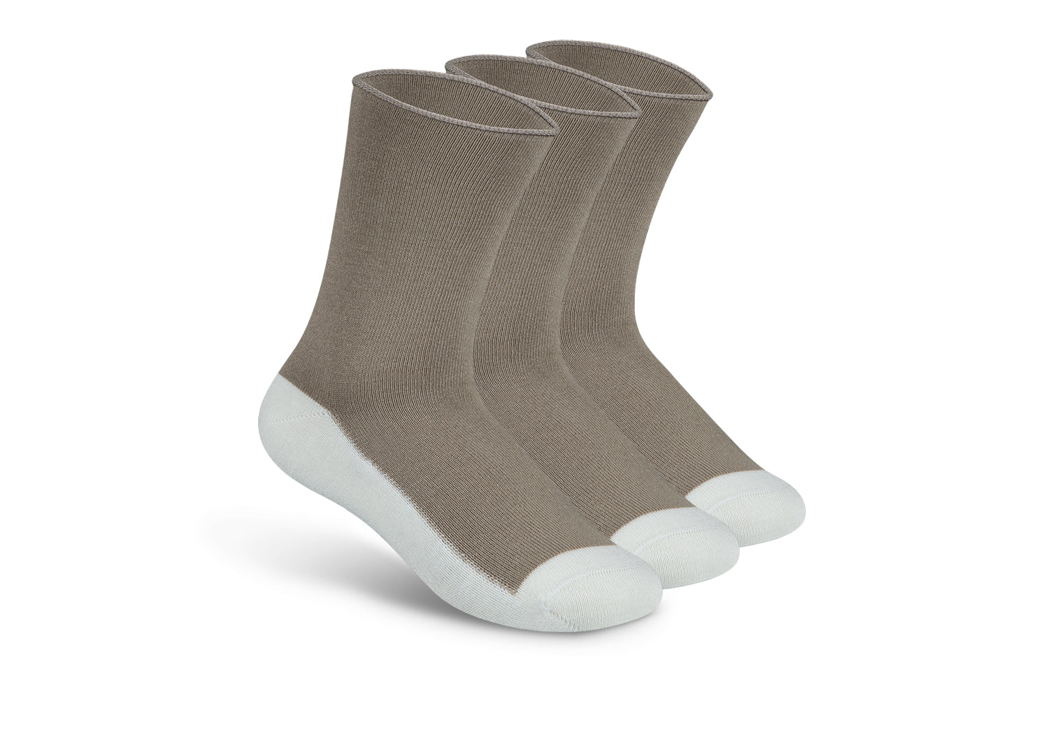 Casual/Dress Diabetic Socks - Brown